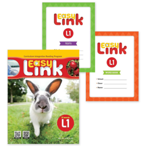 Easy Link 1 초등 1학년 Student Book + Workbook + QR Code + Tests + Word Book 세트 (Class Pack) NE능률 (전3권)