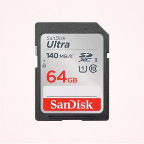 샌디스크 SD카드 CLASS10 울트라 SDUNC 메모리카드, 64GB, 1개