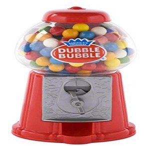 Classic Dubble Bubble Gumball Coin Bank 클래식 더블 버블 검볼 동전 은행, 1개, 616.89g