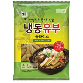 대림선 냉동 유부슬라이스 1kg, 2개