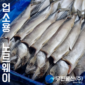 무진물산 노르웨이 자반 간고등어 업소용 대용량 벌크, 20개, 650g 대