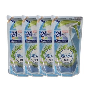 페브리즈 허브향 섬유탈취제 리필, 320ml, 4개