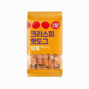 푸디스트 식자재왕 핫도그 크리스피, 1개, 800g