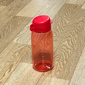 타파웨어 물병 물통 클리어 550ml 1P, 레드