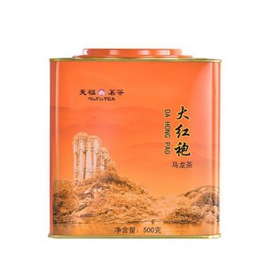 천복차 무이산 대홍포 홍차 주민차 큰 통 500g, 1개, 1개입