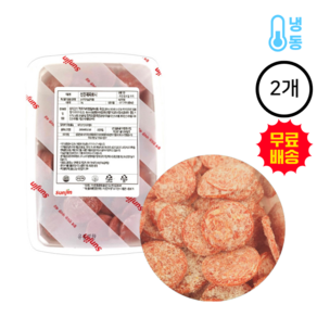 선진 페파로니(일반) 피자토핑, 1kg, 2개