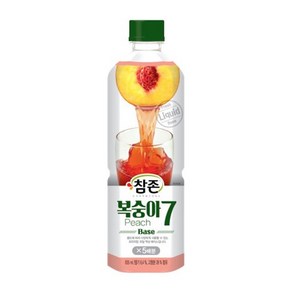 참존식품 복숭아7베이스 835ml, 6개