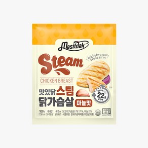[랭킹닭컴] 맛있닭 NEW 스팀 닭가슴살 마늘맛, 100g, 30개