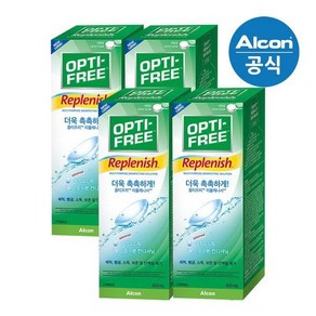 옵티프리 [알콘] 렌즈세척액 리플레니시 420ml 4개