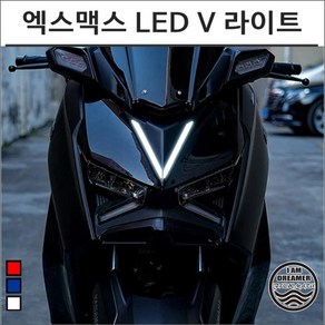 23년이후 엑스맥스 테크맥스 프론트 LED V 라이트 X-MAX 튜닝 8177, 블루, 1개