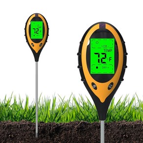 유저핏 고급형 토질 농도 ph 습도 측정기 4가지 기능 한번에