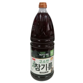 미담채 고소한 참기름1.8L 1개 참깨분100%, 1.8L