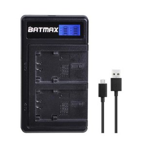 NP-FH70 NP FH70 배터리 및 LCD 듀얼 USB 충전기 소니 NP-FH30 NP-FH40 NP-FH60 NP-FH50 NP-FH70 HDR-XR 시리즈용 3000mAh, Chage, 7) Chage, 1개