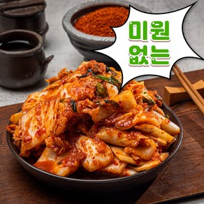 [올바른팜] 미원없는 100% 국산 겉절이/해남배추/미원없어 개운하고 깔끔한 건강한 김치, 1개, 1kg