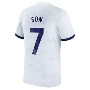 Son Heung-min 7# Tottenham 홈 축구 저지 2022/23 화이트., XX-Lage