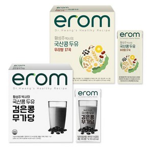 이롬 황성주 박사의 우리땅17곡 / 검은콩무가당 (총2box), 190ml, 32개