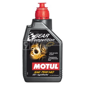 MOTUL (모튤)기어 컴페티션 75W140(1L) 100% 합성 기어오일 디퍼렌셜 데후 TC 트랜스퍼케이스 수동미션 GL5, 1개