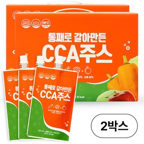 CCA주스 클렌즈주스 양배추 당근 사과 건강주스 110mlx40팩, 40개, 110ml