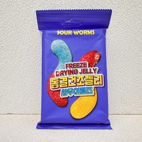 동결건조 젤리 사우어웜즈, 13g, 6개