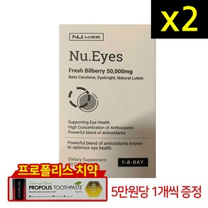 뉴와이즈 뉴와이즈 빌베리 루테인 50000mg 90캡슐 2개 (사은품), 90정