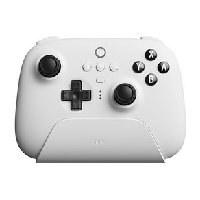 8BitDo 얼티밋 무선 컨트롤러 게임스틱 NS버전 조이패드 충전독포함, White NS버전, 1개