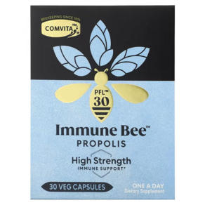 콤비타 Comvita Immune Bee 이뮨 비 프로폴리스 하이 이뮨 써포트 PFL30 베지 캡슐, 1개