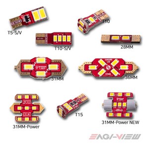 자동차 실내등 후진등 화장등 전구 번호판 도어 차량 LED, [8번]T15, 1개