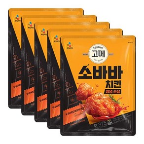 고메 소바바치킨양념순살375G 5봉