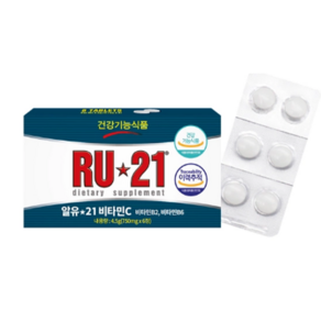 알유21 비타민C, 6정, 12개