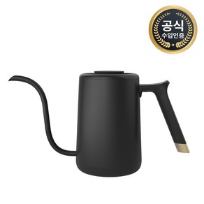 타임모어 피쉬 PRO 캐틀 핸드 드립 포트 주전자 700ml, 블랙, 1개