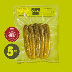 [2025 참발효어워즈 대상] 수파오이지 아삭 무첨가 전통 프리미엄 오이지, 650g, 5세트