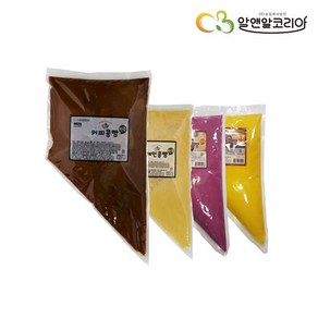 알앤알코리아 커피콩빵 반죽 1kg(커피 플레인 바나나 고구마), 종류:플레인맛 반죽 1kg X 1개, 1kg