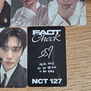 엔시티 127 NCT 127 정규 5집 앨범 Fact Check 공식 포토카드 1 - 한장, 재현 왼쪽