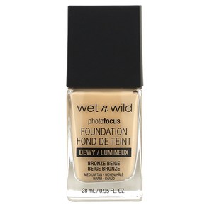 wet n wild 포토 포커스 파운데이션 듀이 브론즈 베이지 28ml(0.95fl oz)