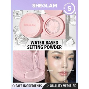 쉬글램 sheglam 하이드로 터치 리프레싱 세팅 컴팩트 파우더, 1개