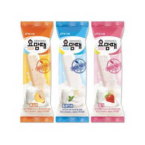 빙그레 요맘때 바 딸기 20개+플레인10개+복숭아10개 /혼합구성/ 아이스크림, 1세트