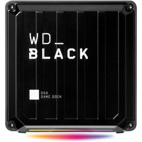 WDBLACK 1TB D50 게임 도크 NVMe SSD 솔리드 스테이트 드라이브 썬더볼트 3 연결이 가능한 RGB 최대 3 000MB/s - WDBA3U0010BBK-NES, Game Dock, 1개