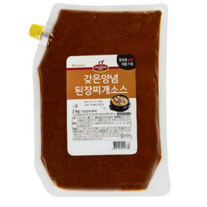 쉐프원 갖은양념 된장찌개소스 2kg(S)/청정원 소스, 2kg, 1개