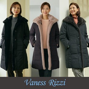 바네사리찌(VanessRizzi) 원가 49900원 [바네사리찌] 티파니 퍼 패딩 엄마옷 겨울패딩 역시즌 패딩자켓 마담