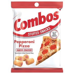 [미국직구]콤보스 베이크드 크래커 피자맛 COMBOS Peppeoni Pizza Cacke Baked, 1개, 140g