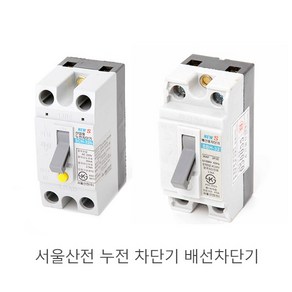 서울산전 누전차단기 배선차단기 2P 15A 20A 30A