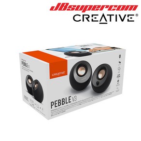 크리에이티브 PEBBLE V3 PC용 스피커, MF1700, 블랙