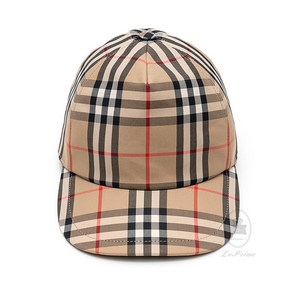 [버버리] [BURBERRY] 로고 아플리케 빈티지 체크 볼캡 8026929