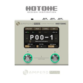 Hotone - Ampeo Mini / 앰프 모델러 & 이펙트 프로세서 (Vanilla / MP-50VN), 1개, 내용참조, Hotone - Ampeo Mini (Vanilla)