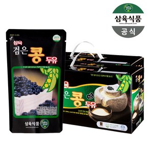 삼육두유 검은콩 두유 파우치, 190ml, 40개