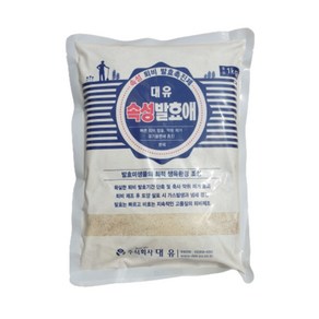 대유 속성발효애 1KG + EM팩 퇴비 발효제 부숙 촉진제 1kg 제조용 미생물 유기물 발효 텃밭 거름 축사 악취, 1KG + EM 아이스팩, 2개