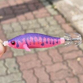 24 신형 메가바이트 메가탄 패브릭 70 에기 고급 반사형 쭈꾸미 갑오징어 에기, MT26. 투톤퍼플, 1개, 5.8g