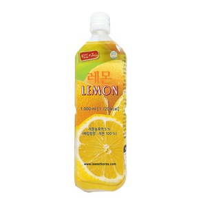 스위트코리아 레몬 1000ml 1개 액상음료 과일 원액, 1L