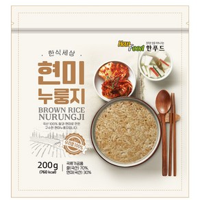 한식세상 현미 누룽지, 200g, 8개