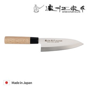 [사타케] 노슈 마사무네 천연목 데바 생선칼 회 일본 칼 japan, 단품